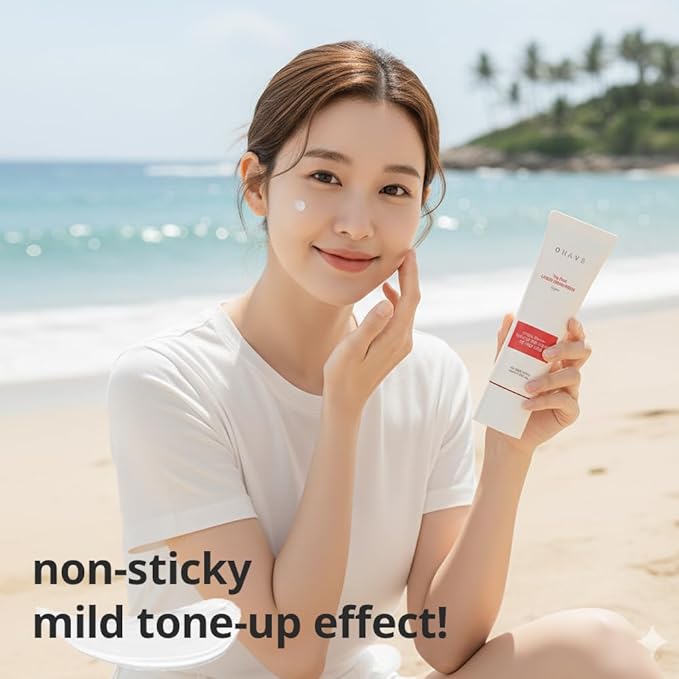 OHAVE Sunscreen SPF 50+ PA++++ Broad Spectrum Sunblock | Lightweight, Non-Greasy & Water-Resistant | Moisturizing UV Protection for Face & Body | UVA/UVB Defense | For Sensitive & All Skin Types