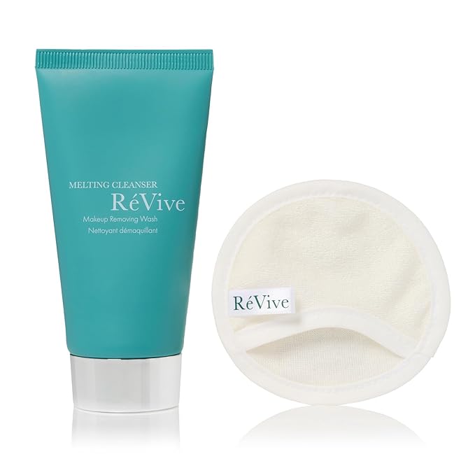 RéVive Melting Face Cleanser - Makeup Remover Cleansing Gel to Melt Away Makeup, Dirt & Impurities from the Skin - Enriched with Olive, Macadamia & Jojoba Oil to Hydrate & Soften Skin (100ml)