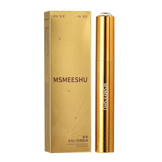 Eyeshadow Stick Makeup – Tri-Color Eye Shadow, Blendable Cream Matte Eyeshadow Stick for Long-Wear Beauty Looks, Smudge-Resistant & Easy to Apply – Matte Earth Tone