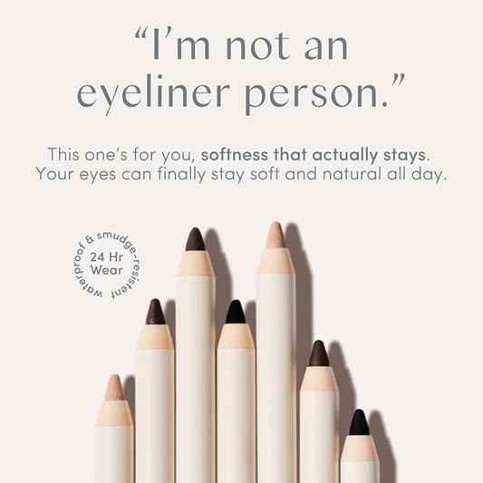 Ravie Beauty Soft Definition Longwear Eyeliner Pencil – Soft, Blendable, Waterproof & Smudge-Resistant Eye Liner for Everyday Natural Look – Vegan, Cruelty-Free, Clean Formula (Drift)