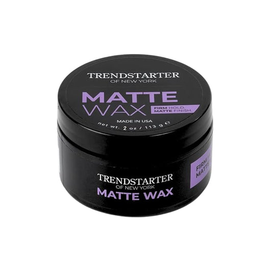 TRENDSTARTER - Men's Firm Hold Travel-Size Pomade (2oz) - Matte Finish, Water-Based, Flake-Free Styling Wax for All Hair Types