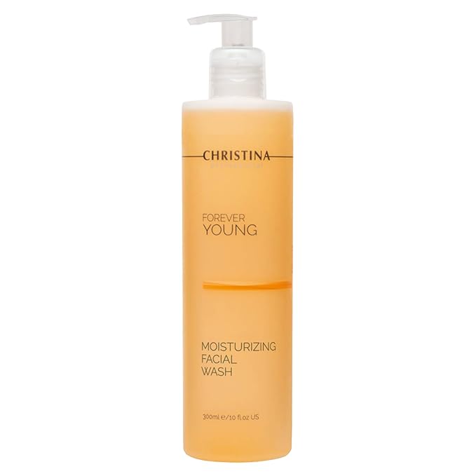 -CHRISTINA- Forever Young Moisturizing Face Wash - 300ml - Gentle Cleansing Botanical Based Facial Cleanser - Suitable for Combination, Normal and Oily Skin Types