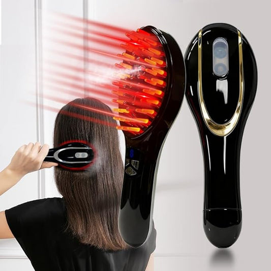 4-in-1 Scalp Massager Comb - Hair Oil Applicator & Scalp Scrubber, Portable for Home & Travel Use, Ideal for Women’s Hair Care