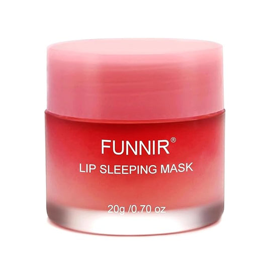 FUNNIR Nourishing Lip Sleeping Mask Pack of 2 – Hydrating Overnight Lip Mask with Berry Extracts for Soft, Smooth & Healthy Lips, 20g
