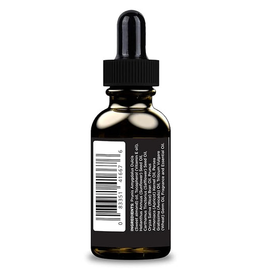 Detroit Grooming Beard Oil | Hydrating & Nourishing Formula with Sweet Almond & Vitamin E | Toasted Vanilla & Amber • 313 Scent (1 oz)