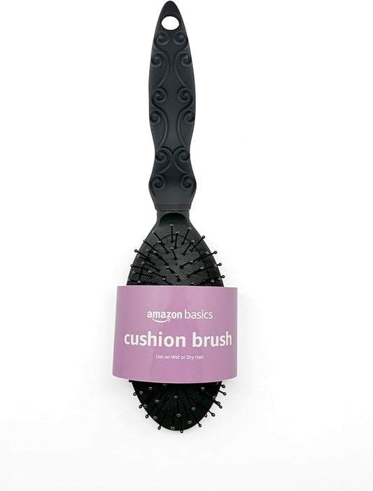 Amazon Basics Cushion Hair Brush For Men, Women and Kids, Everyday Styling