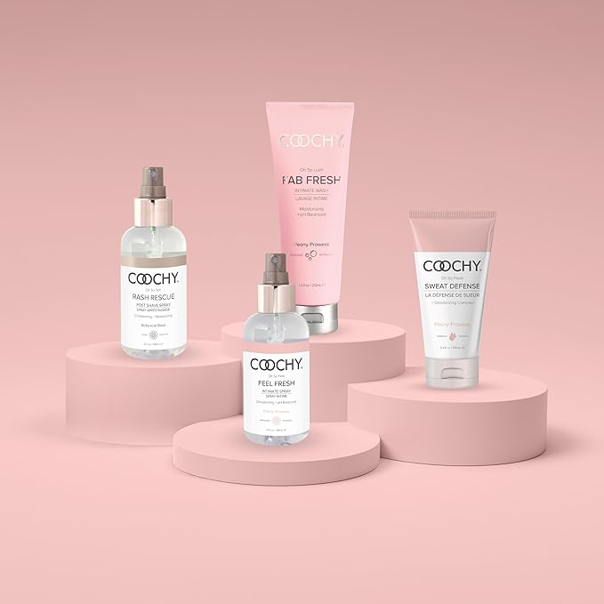 Coochy Rash Rescue Post Shave Spray - Natural Hydrating After Shave Skincare Moisturizer - Ingrown Hair Body Mist - Botanical Blast, 4 fl oz/118 mL