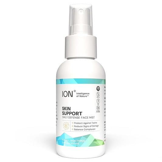 ION* Intelligence of Nature Skin Support Face Mist Hydrating Spray - Refreshing Facial Mist Spray for Daily Use, Travel Size, Vegan Friendly Formula for Women & Men - 3.4 fl oz (Pack of 1)