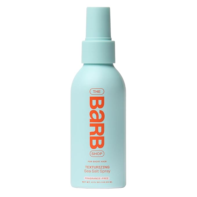 Barb Sea Salt Spray for Hair - Texturizing Beach Wave Spray for Thin and Thick Hair, Soft Matte Finish, Light Hold - Fragrance Free - 4 oz
