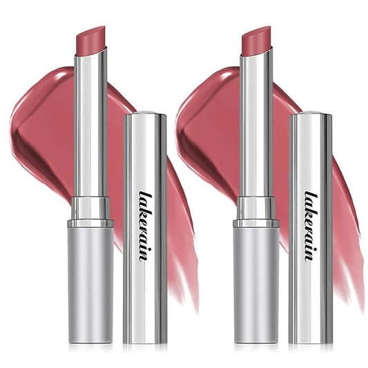 2PCS Honey Lipstick Tinted Lip Balm - Sheer Hydrating for All Skin Tones - Moisturizing Lip Color, Nourishing for Dry Lips (Pink)