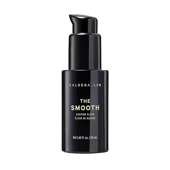 Caldera + Lab The Smooth Certified, Vegan, Exfoliating & Organic Shaving Elixir with Antioxidant Botanicals
