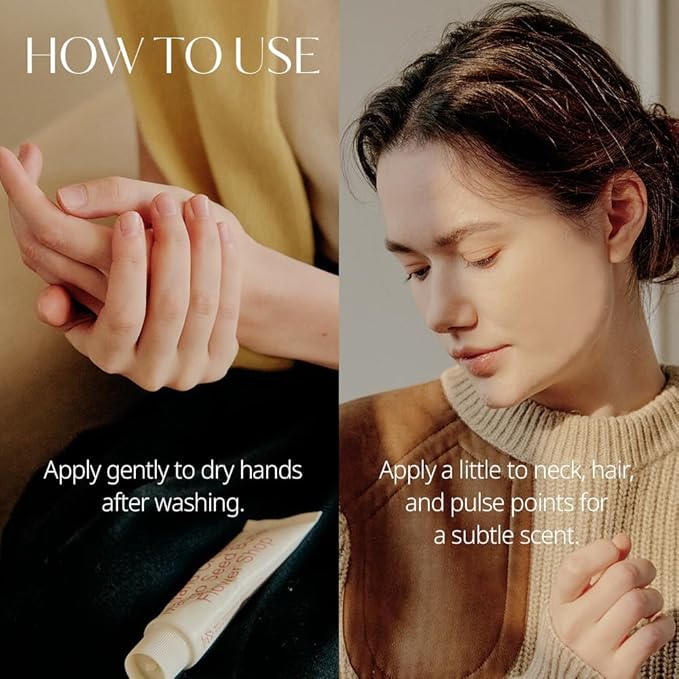 hetras. Perfume Hand Cream | Hinoki - Fresh Cypress Scent | Korean Subtle Perfumed Hand Moisturizer with Mango Seed & Shea Butter | Hydrates, Nourishes & Softens Very Dry Skin, 1.69oz.