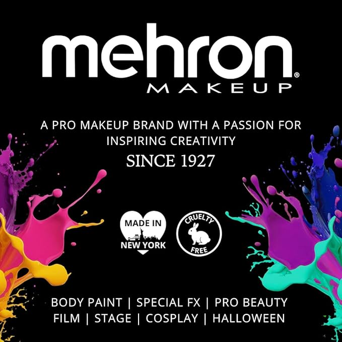 Mehron Makeup CreamBlend Stick | Face Paint, Body Paint, & Foundation Cream Makeup | Perfect for Halloween .75 oz (21 g) (Pastel Green)