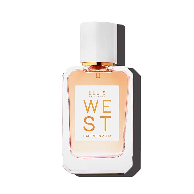 Ellis Brooklyn WEST Eau de Parfum, Citrus-Inspired Women’s Perfume with Blood Orange, Pear Blossom & Vetiver, Clean, Vegan, Cruelty-Free Fragrance, Made in the USA, 50ml / 1.7oz