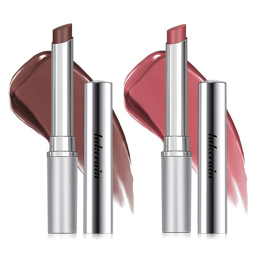 Honey Lipstick Tinted Lip Balm - Sheer Hydrating Lipstick for All Skin Tones - Moisturizing Lip Color, Nourishing Lip Balm with a Hint of Natural Black Cherry Tint (Nude & Pink)