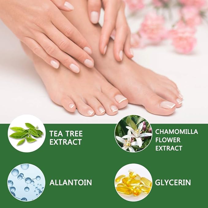 Foot Peeling Mask 5 Pack, Foot Mask Remove Dead Skin, Rough Callus and Cracked Heels, Dry Skin Moisturizer for Soft and Smooth Baby Touch Feet (Tea Tree)