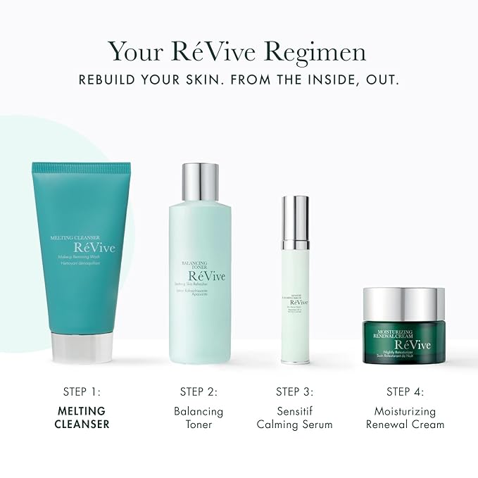 RéVive Melting Face Cleanser - Makeup Remover Cleansing Gel to Melt Away Makeup, Dirt & Impurities from the Skin - Enriched with Olive, Macadamia & Jojoba Oil to Hydrate & Soften Skin (100ml)