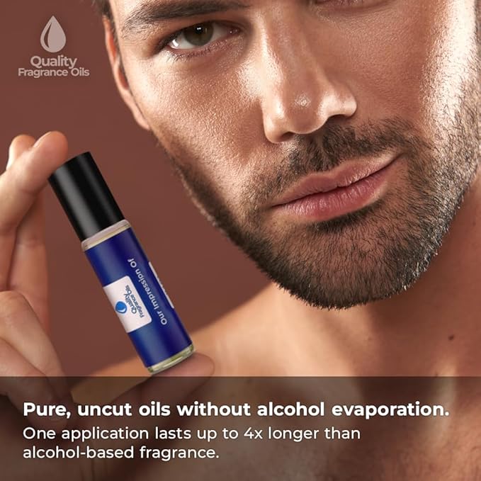 Quality Fragrance Oils' La Nuit for Men Impression #139 | Long-Lasting Perfume Oil, Alcohol-Free, Strong Scent, 10ml Roll-On | Affordable Alternative to Designer Fragrances
