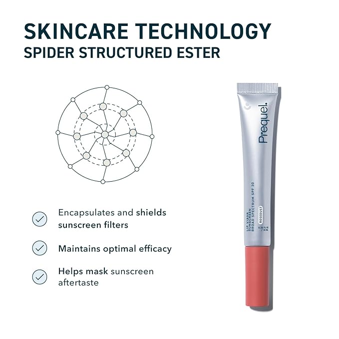 Prequel Skin Lip Visor, Tinted Lip Balm with SPF 30 PA+++. Rosedust, Mint Flavor, Rosy Nude Shade with Non-Sticky Finish – Moisturizing Semi Gloss Balm Sunscreen for Daily Use - 2 Pack