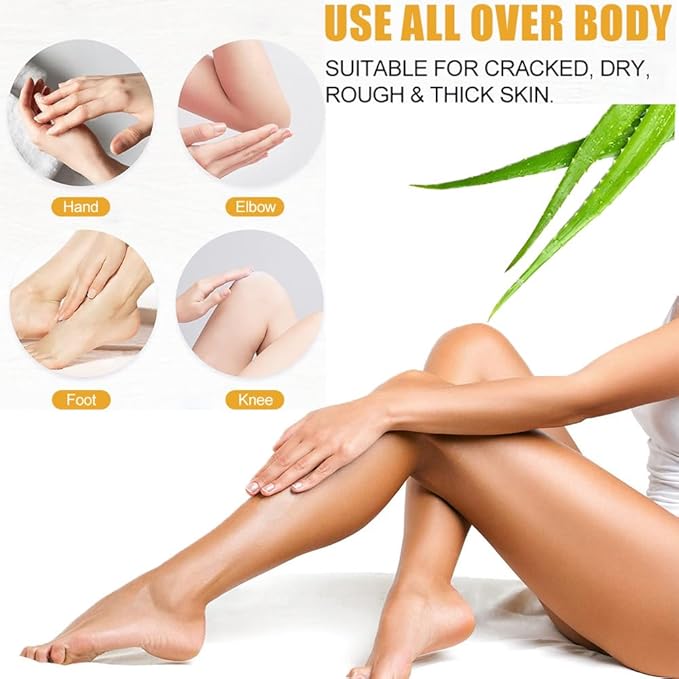 Urea Cream 60% Urea Foot Care Stick, Foot Care Cream for Feet Callus Remover and Relieves Cracking, Feet Moisturizer Stick for Dry Cracked Heels, Hands, Knees (2)