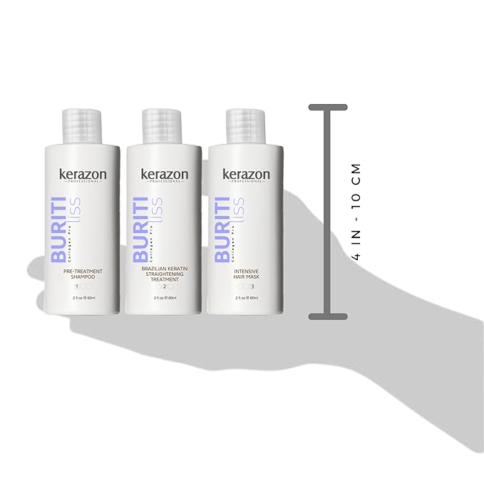 Brazilian Keratin Straightening Treatment KIT 2fl.oz Buriti Liss Collagen Pro For all hair types