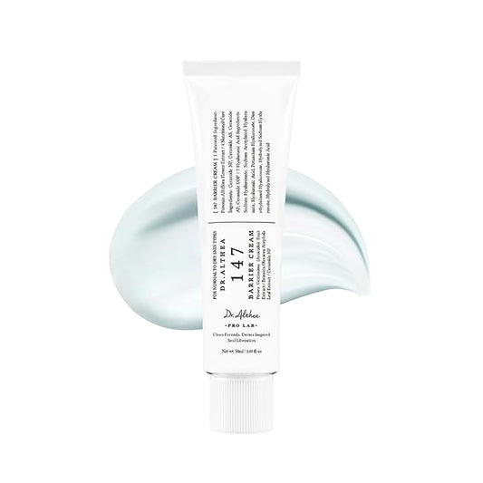 Dr.Althea 147 Barrier Cream | Daily Skin Barrier Care | Deep Hydrating with Hyaluronic Acid & Ceramides | Korean Vegan Skincare for All Skin Types | 1.7 Fl Oz