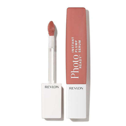 REVLON PhotoReady Instant Plump Serum, Plumping Gloss, Hydrating, Non-Sticky & High Shine Finish, 007 Fill Fantasy, 0.25 fl oz