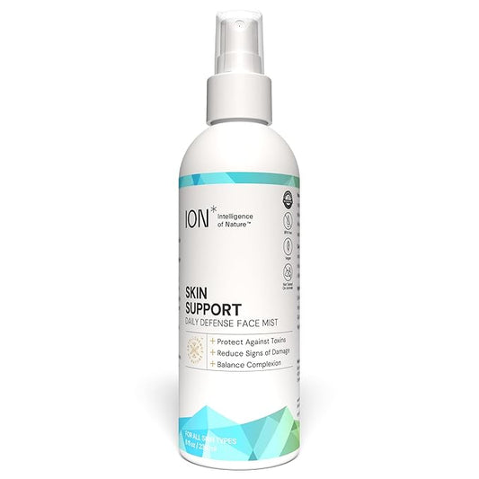 ION* Intelligence of Nature Skin Support Face Mist Hydrating Spray - Refreshing Facial Mist Spray for Daily Use, Vegan Friendly Formula to Refresh Skin for Women & Men - 8 fl oz (Pack of 1)