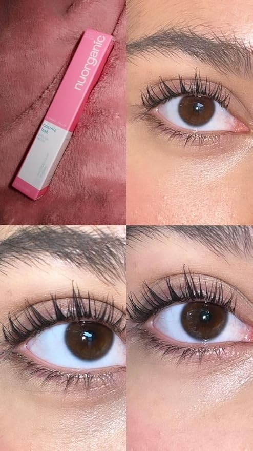 nuorganic Lash Growth Serum for Longer & Thicker Lashes in 30 Days - Vegan & Cruelty-Free (0.1 fl.Oz)