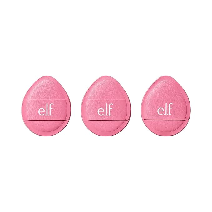 e.l.f. Pillow Puff Concealer Sponge, Beauty Blender For Streak-Free, Even, Makeup Application With Airbrushed Finish, Latex-Free, Vegan & Cruelty-Free