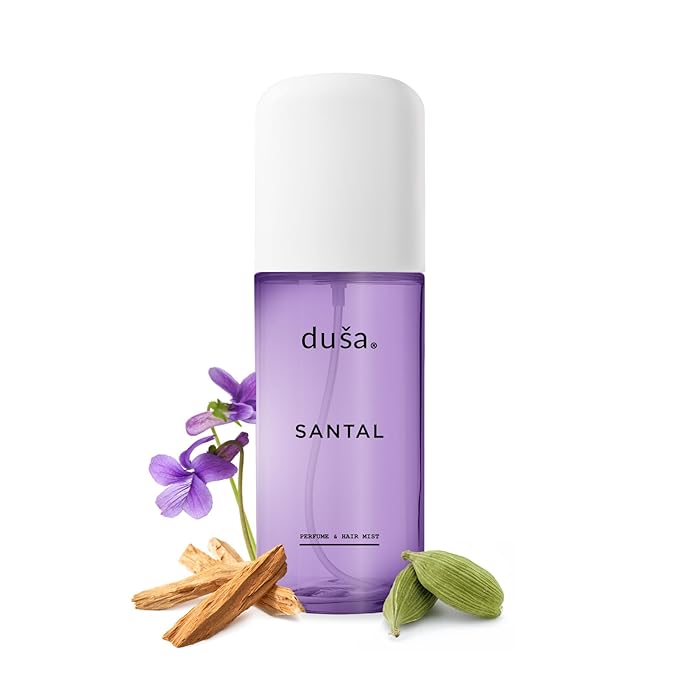 DUSA Santal Hair Perfume & Body Mist for Women – Long Lasting Body and Hair Mist, Vacation Spray & Perfume para el Cabello de Mujer with Nourishing Oil, 100 ml