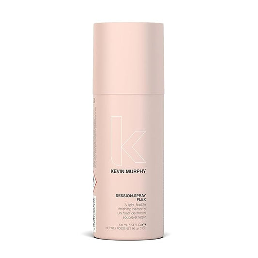 KEVIN.MURPHY SESSION.SPRAY FLEX - Flexible Finishing Hair Spray - For All Hair Types - Lightweight Hold - Humidity Resistant Hair Care - Travel Size - 100 mL / 3.4 fl oz