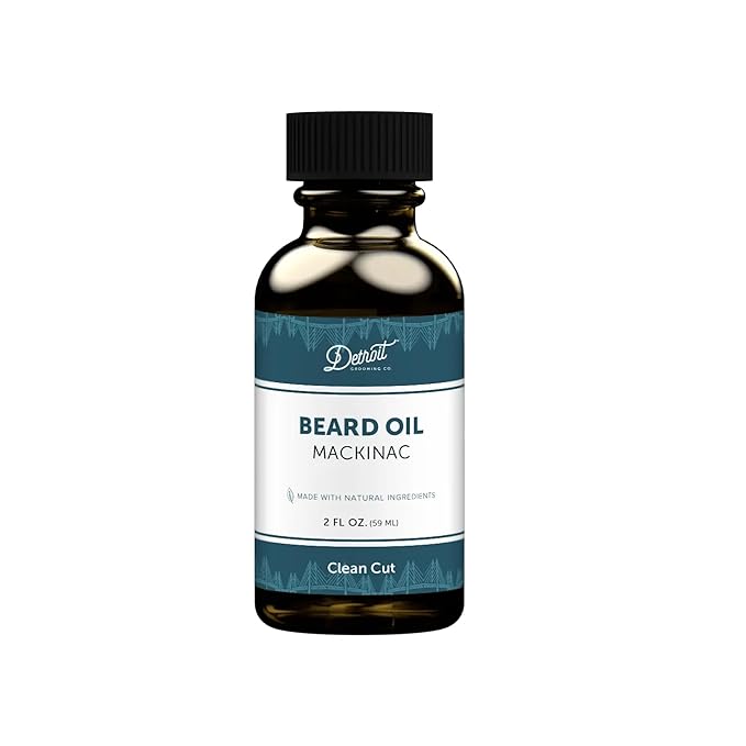 Detroit Grooming Beard Oil | Hydrating & Nourishing Formula • Mackinac Scent (2 oz)