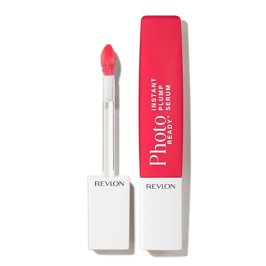 REVLON PhotoReady Instant Plump Serum, Plumping Gloss, Hydrating, Non-Sticky & High Shine Finish, 004 Bring the Zing, 0.25 fl oz
