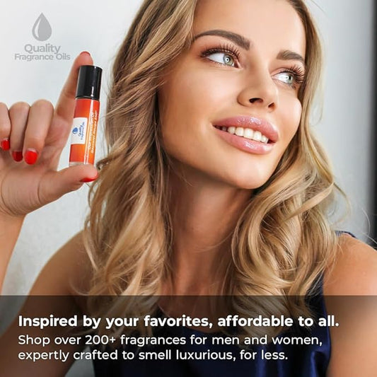 Quality Fragrance Oils' Viva Juicy Impression #143 | Long-Lasting Perfume Oil, Alcohol-Free, Strong Scent, 10ml Roll-On | Affordable Alternative to Designer Fragrances