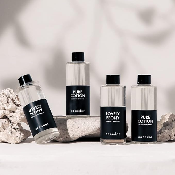 COCODOR Reed Diffuser Oil Refill/Clean Linen /200ml / 1 Pack/Aromatherapy, Home Fragrance, Scented Oils, Oils for Reed Diffuser, Bathroom Home Decor