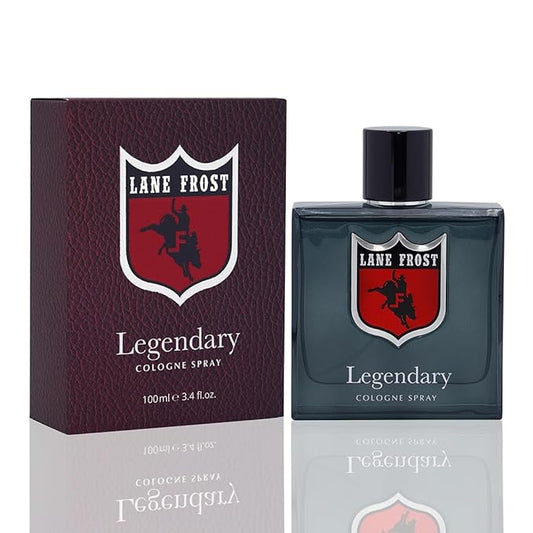Lane Frost Legendary Cologne for Men - Orignal Western Scent for the Authentic Cowboy - Woodsy and Masculine Fragrance Spray - Long-Lasting Manly Cologne with Cedarwood and Musk Notes