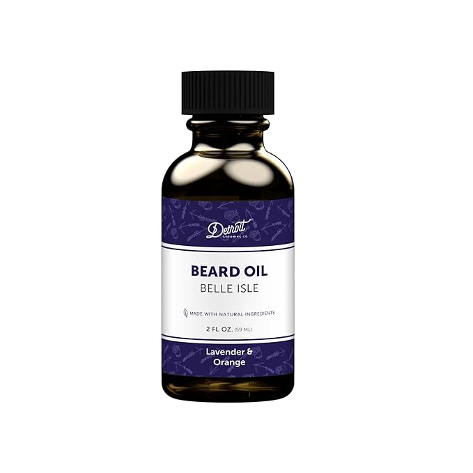 Detroit Grooming Beard Oil | Hydrating & Nourishing Formula with Vitamin E • Belle Isle Scent (2 oz)