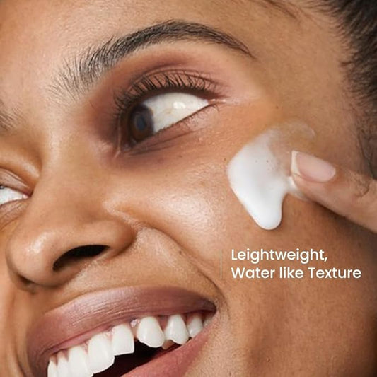 1% Hyaluronic Ultra Light Water Sunscreen Spf 50 Pa ++++|Broad Spectrum&Blue Light Protection|No White Cast|5% Antioxidants Niacinamide Vitamin E|Korean Sun Cream For Men Women|50Ml