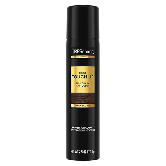 TRESemmé Temporary Hair Color Root Touch-Up Dark Brown Ammonia-free, Peroxide-free Root Cover Up Spray 2.5 Fl Oz