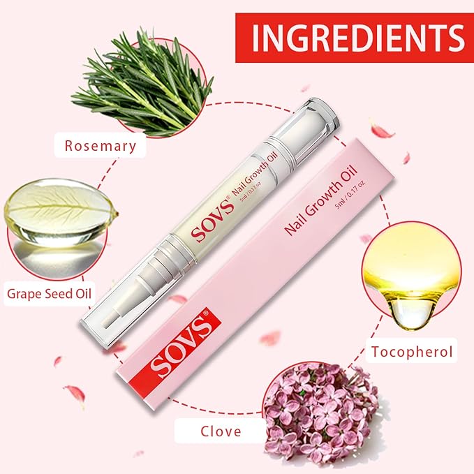 Cuticle Oil Pen Treat Hangnails,Nail Oil Pen, Women's Nail Repair Nutrient Serum,Gentle Formula Promotes Toenail Health and Beautiful Look (1PCS, 0.17 oz)