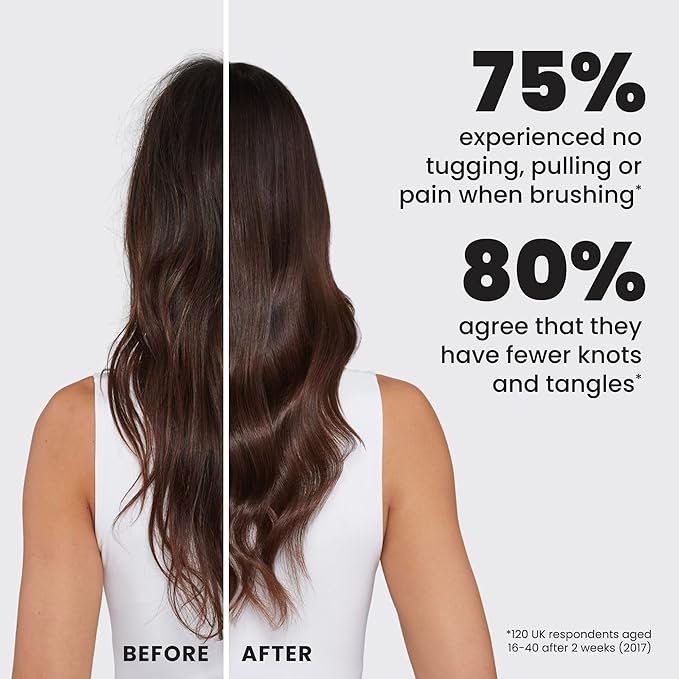 Tangle Teezer Ultimate Detangler Brush for Wet & Dry Hair, Eliminates Knots & Reduces Breakage for All Hair Types, Denim Blues