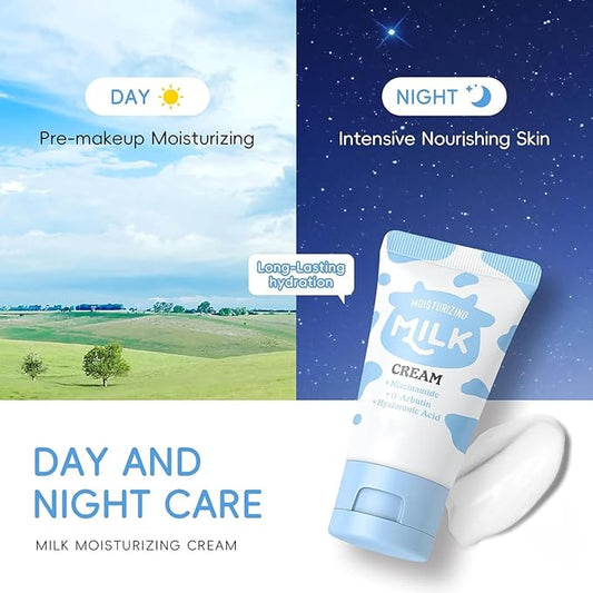 10 In 1 Milk Skincare Products, Milk Skin Care For Teens 10-12 Girls, Natural Skincare For Girls 10-12 Gift Set With Cleanser,Eye Cream,Toner,Serum,Face Moisturiser, Skin Care For Kids