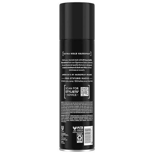 TRESemmé Hairspray, Extra Hold, 2-Pack – Moisturizing Hair Spray, Anti-Frizz Products, Humidity Protection, 14.6 Oz Ea