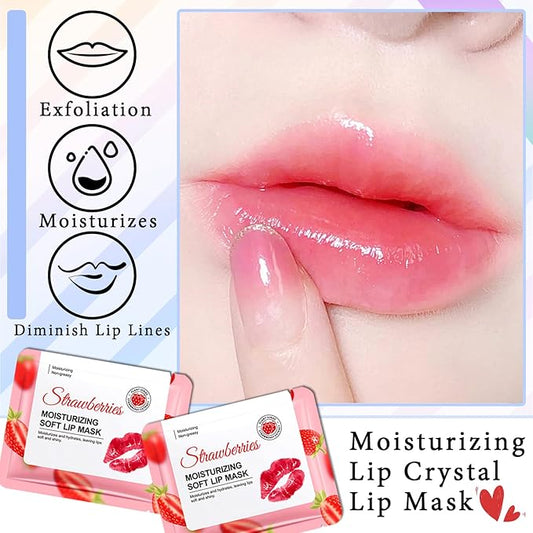 30PCS Moisturizing Lip Masks Set, Overnight Bulk Lip Patches, Long-lasting Hydrating Sleeping Lip Plumping Masks for Women 02