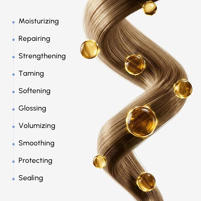 MAREE Deep Conditioning 10-In-1 Hair Mask for All Hair Types – Keratin Hair Treatment with Biotin, Natural Oils & Vitamins for Hair Care, Repair & Hydration – Tratamiento Mascarilla Para Cabello