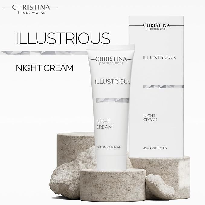 -CHRISTINA- Illustrious Night Cream with Retinol and Vitamin E | Night Cream for Face Rejuvenates and Moisturizes the Skin | Suitable for All Skin Types 50ml / 1.7 fl.oz