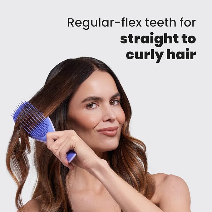 Tangle Teezer Ultimate Detangler Brush for Wet & Dry Hair, Eliminates Knots & Reduces Breakage for All Hair Types, Amazon Exclusive Lilac Purple