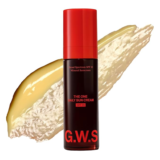 The One Daily Sun Cream SPF 30 – Hydrating Facial Sunscreen with Zinc, Niacinamide, Squalane & Sea Buckthorn | Mineral Daily Sun Protection for Face & Neck, Sensitive Skin Safe, 1 oz