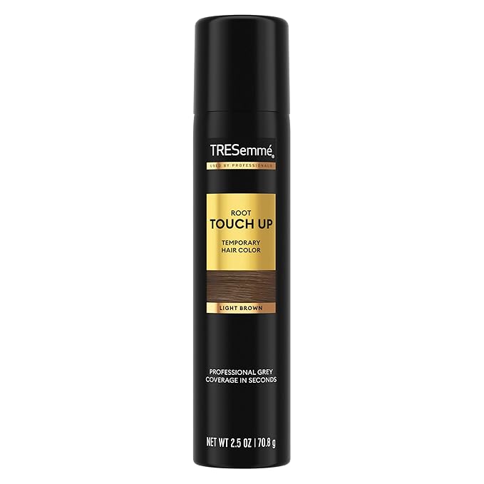 TRESemmé Root Touch-Up, Temporary Hair Color, Light Brown Hair Ammonia-free, Peroxide-free Root Cover Up Spray 2.5 oz